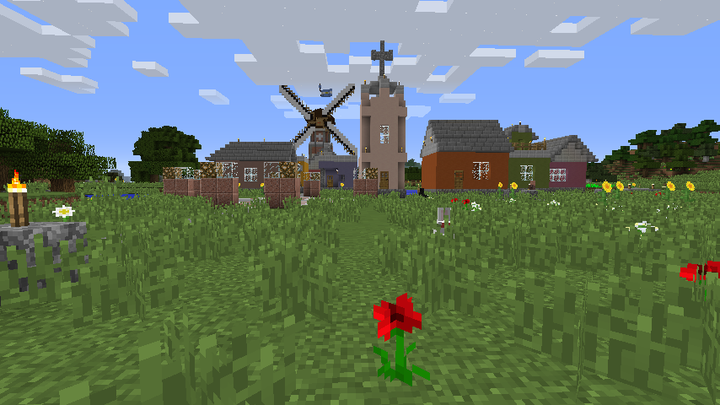 你第一次玩minecraft 时建造了什么 小涵涵的回答 知乎