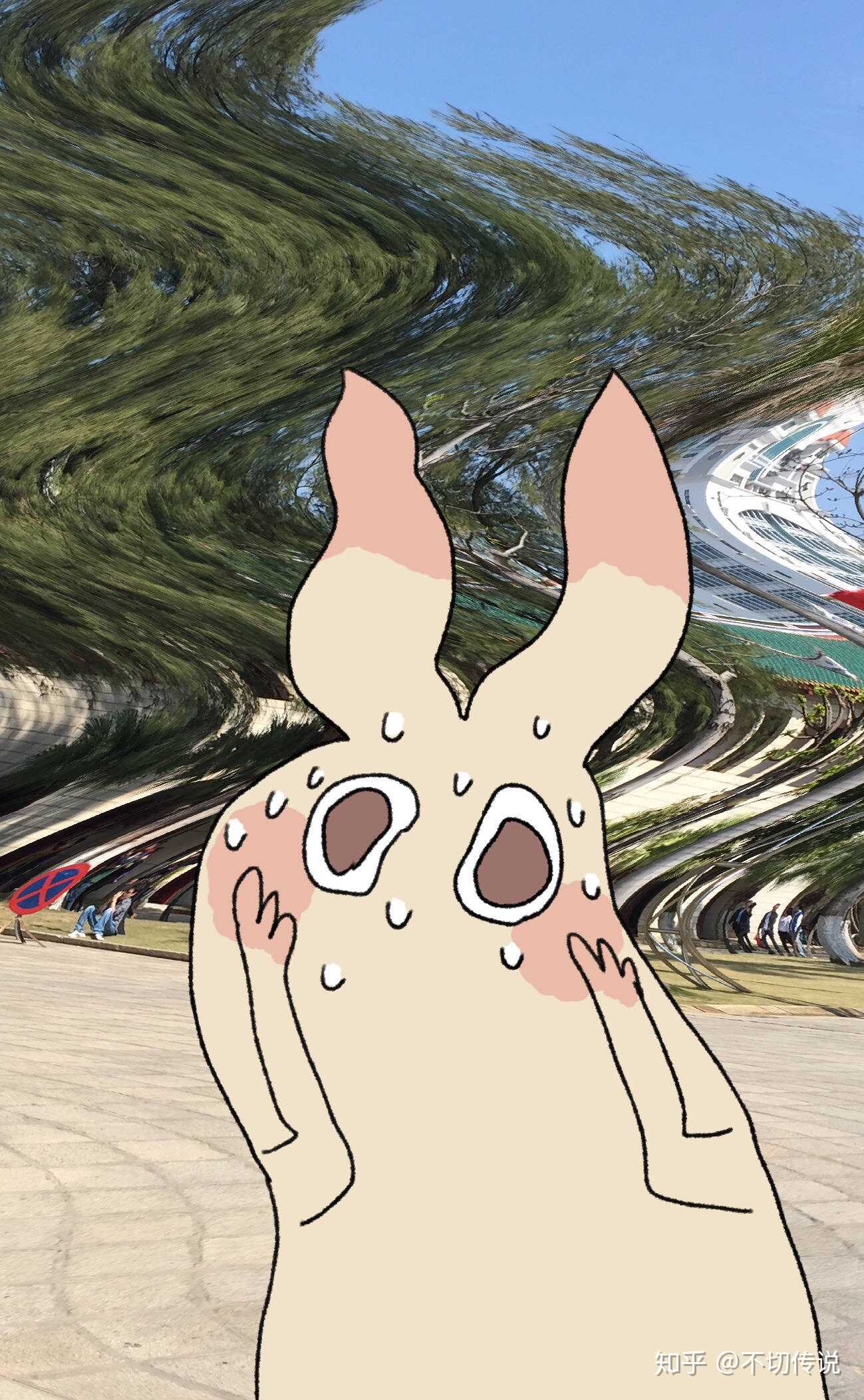 周末出门=热到变形