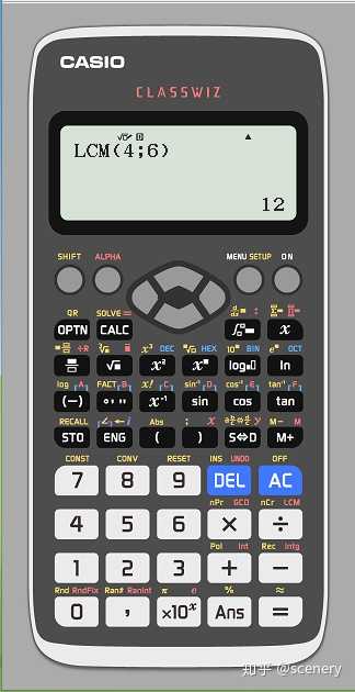 怎么用计算器找最大公因数和最小公倍数?