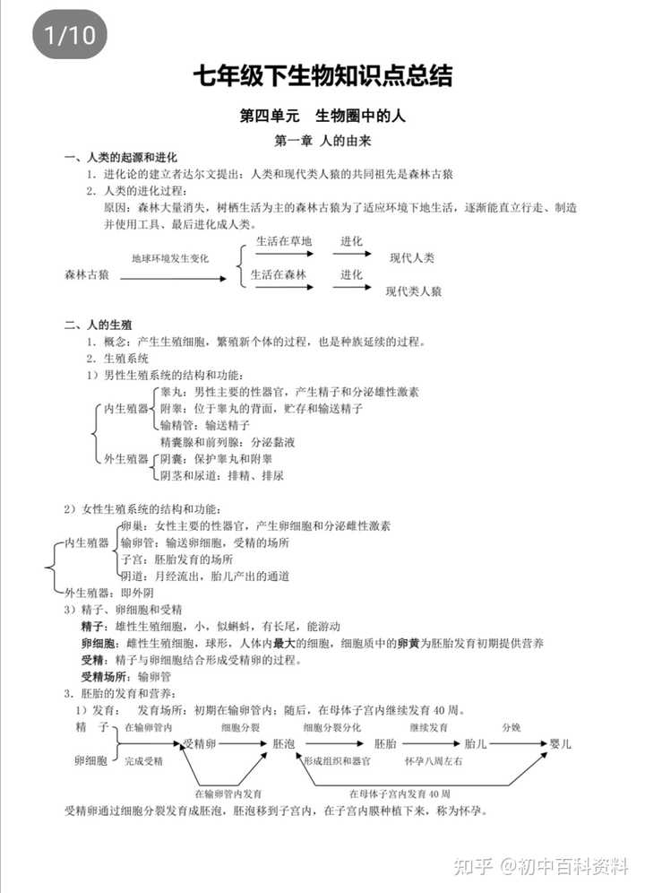 初中生物教案怎么写