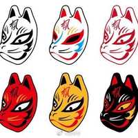 蓝铅笔快乐学 的想法: 日式面具 狐狸面具的画法请戳: … - 知乎