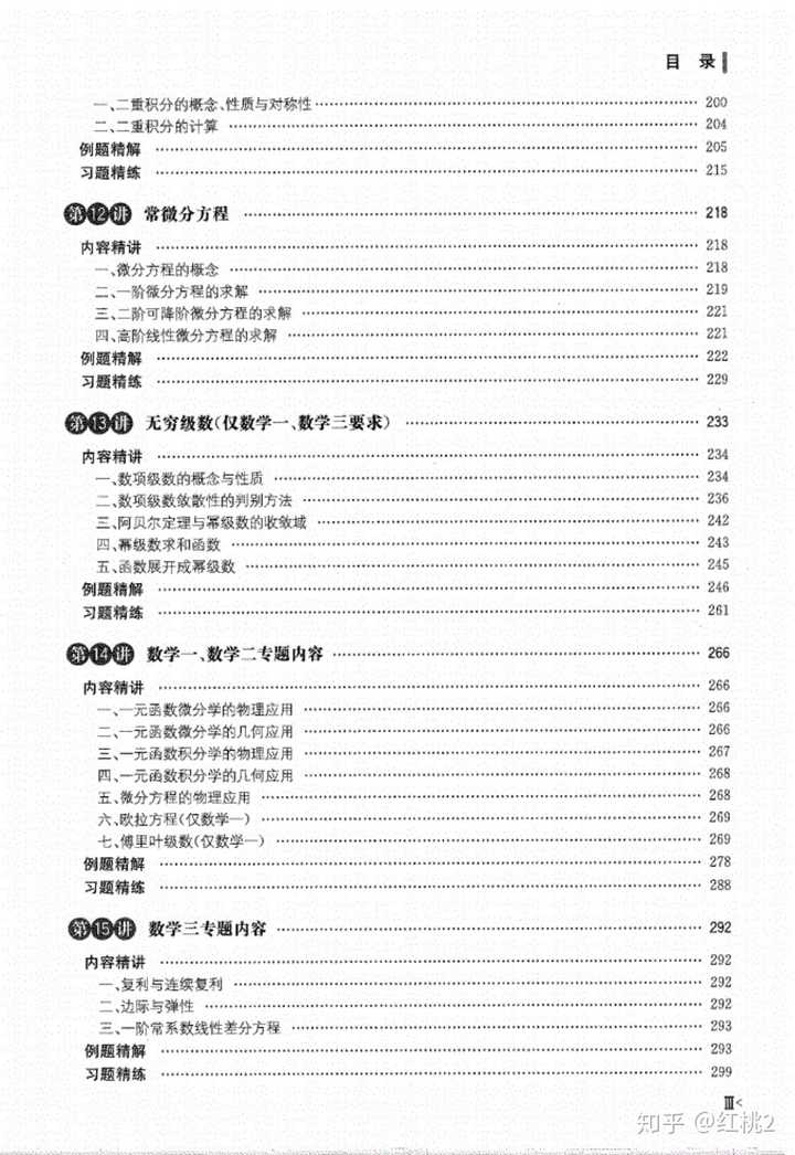 考研数学二的高数 线代 的内容全部考吗 有哪一个章节不考 知乎