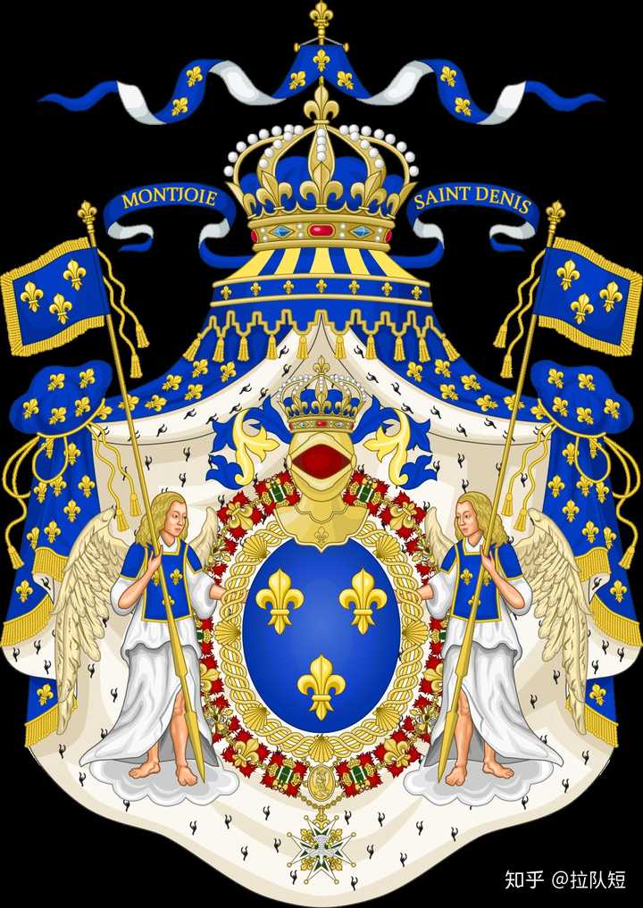 卡佩王朝的蓝底金百合也成了法国王室以及法兰西王国的象征 并一直