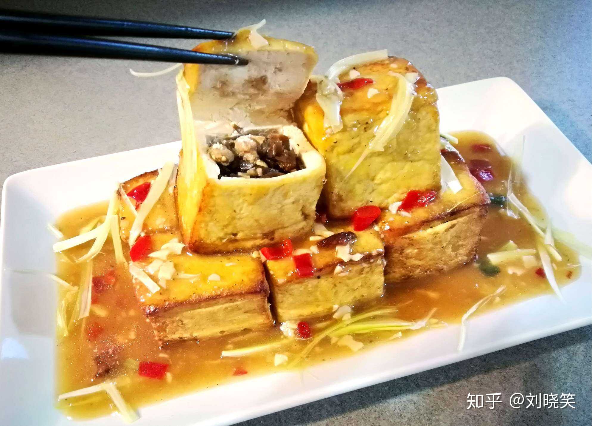 齐鲁名菜—博山豆腐箱,制作成功!传说乾隆下江南曾经吃过,赞口不绝.