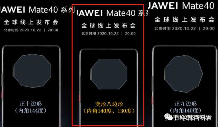 如何看待华为mate40于10月14日发布的外观 韩百科君的回答 知乎