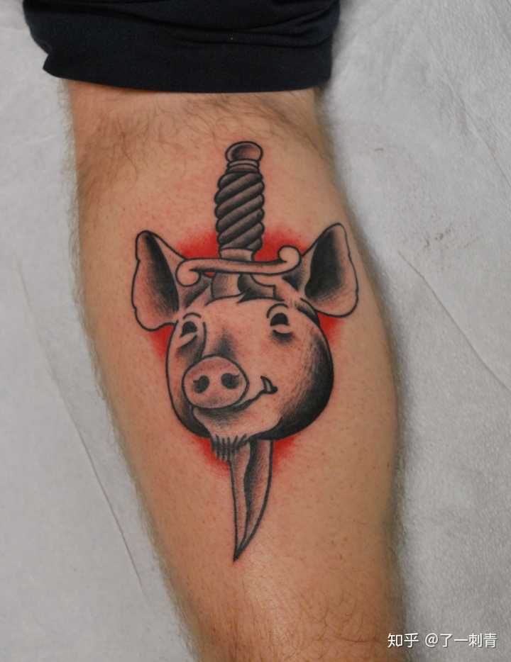 有没有人文身文过猪头?