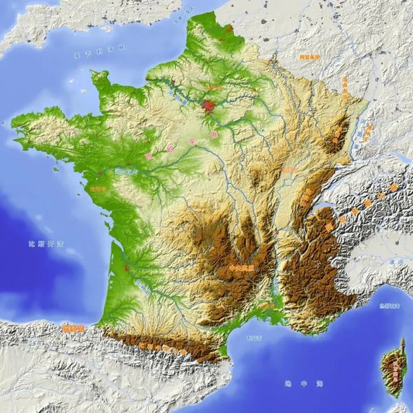 为什么法国的人口密度这么低？