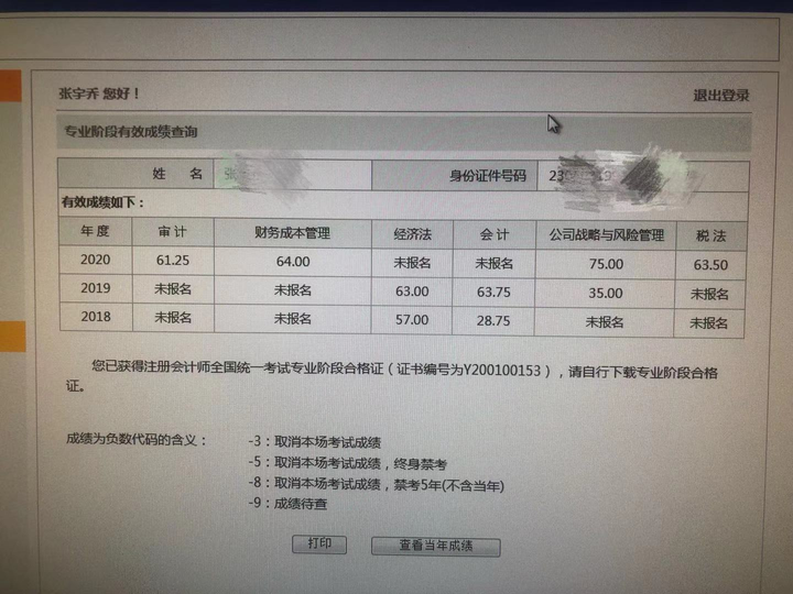 查完2020年注册会计师cpa成绩是一种什么体验