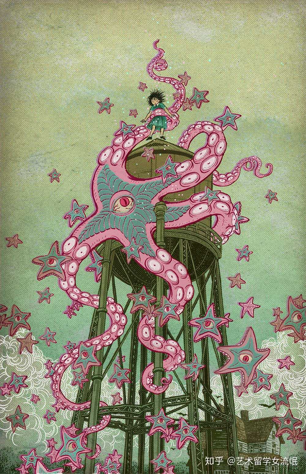 艺术留学女流氓 的想法: yuko shimizu清水裕子,神级插画家,对传