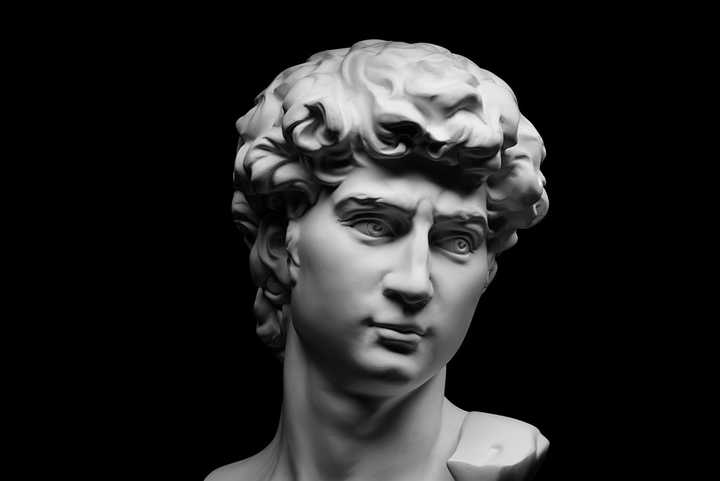 石膏像代替一下,意思到了就行