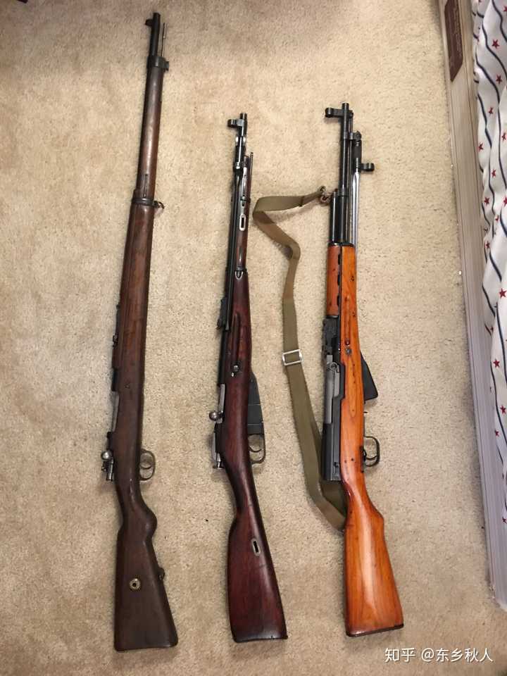 我收藏的1943年gewehr 98,五六半和五三式