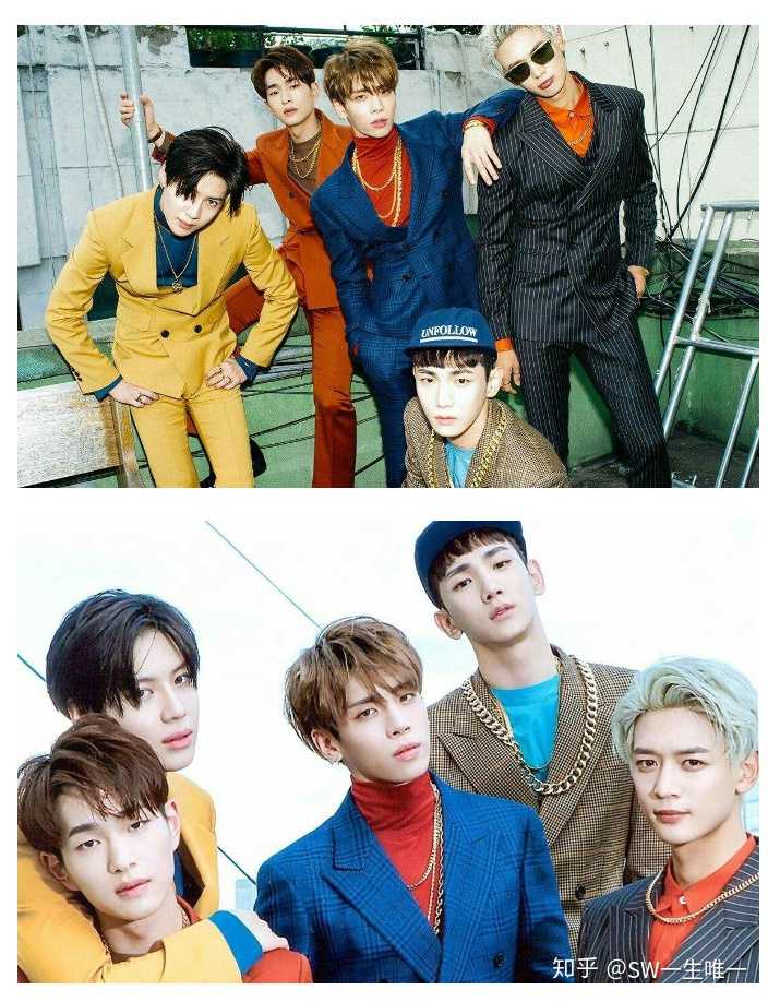 韩国男团中的神颜照片?