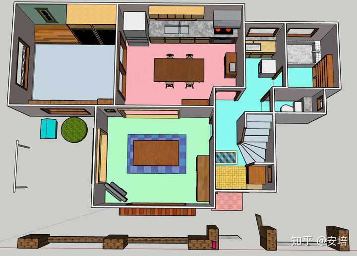 蜡笔小新 家的户型图是怎样的 知乎