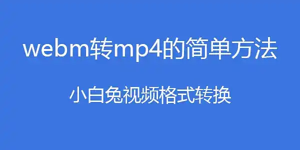 Webm视频怎么转成mp4 知乎