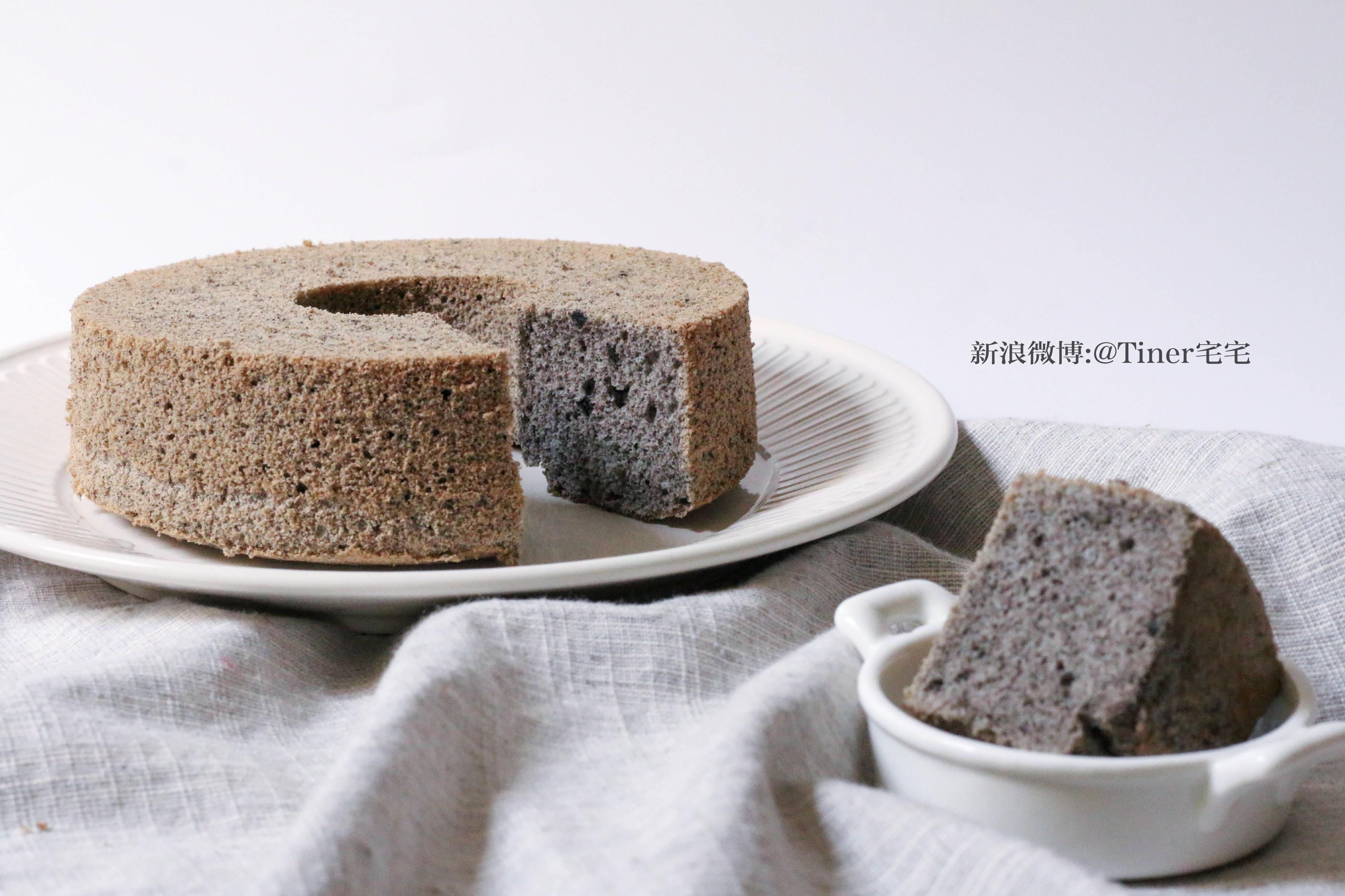 Bibi's Baking Journey: 出呼意料的 ~ 无液体 ~ 黑芝麻戚风蛋糕【No Liquid ~ Black Sesame ...