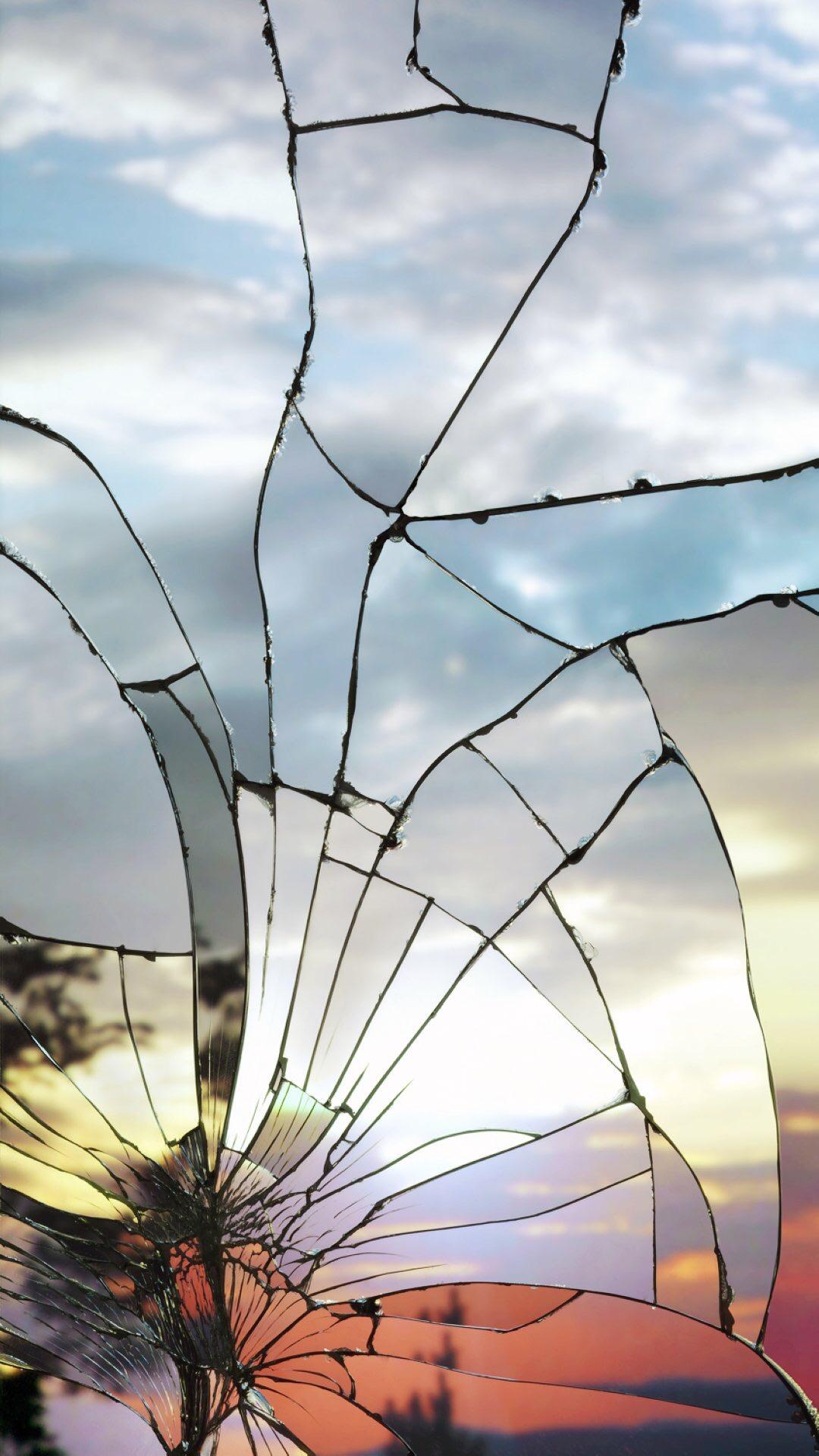 手机屏幕碎了,有什么好的创意壁纸能推荐一下