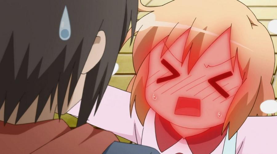 Anime embarassed face