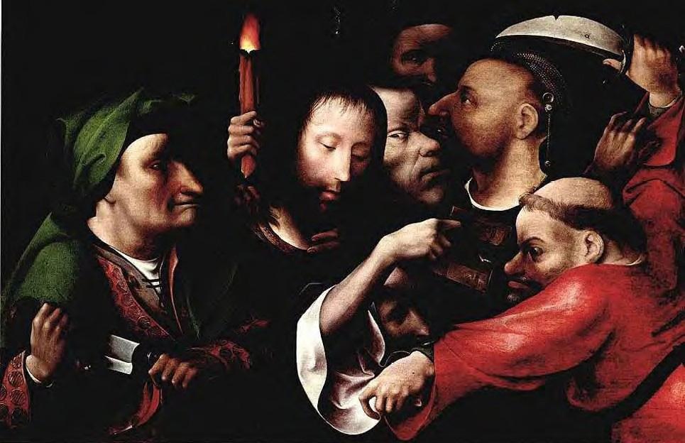 逮捕基督 约1500年  圣地亚哥  艺术博物馆1 曼特尼亚  圣塞巴斯蒂安