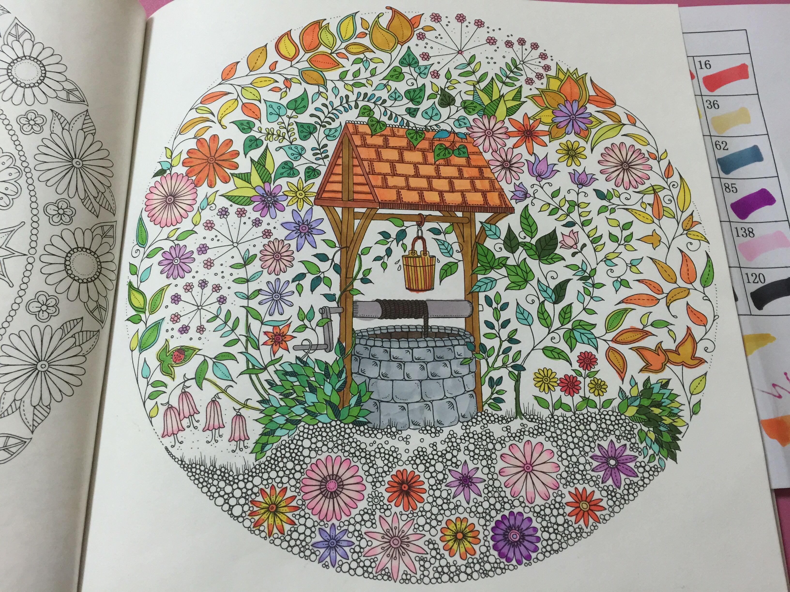 秘密花园涂色|纯艺术|绘画|JDDAN - 原创作品 - 站酷 (ZCOOL)