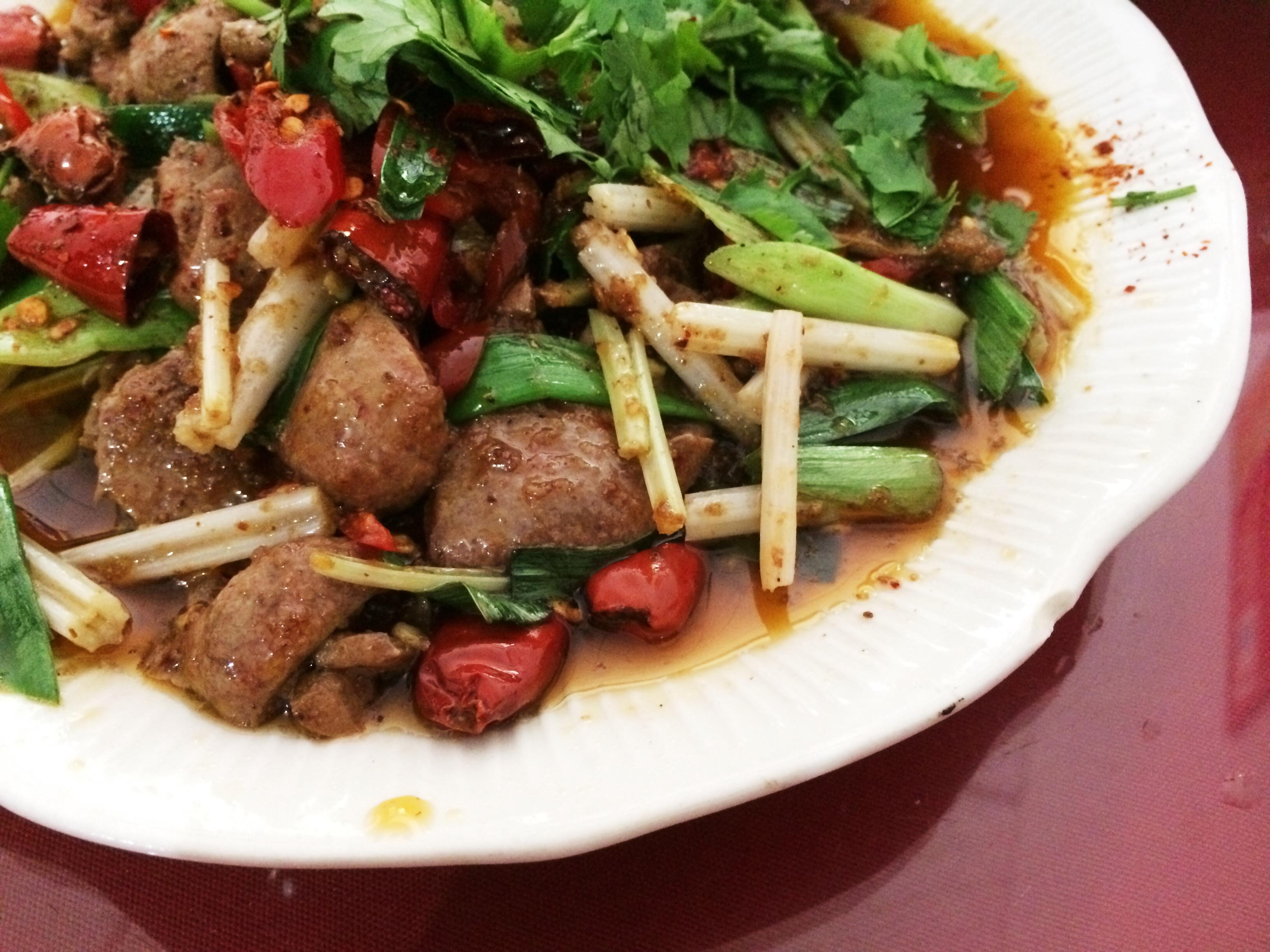 炒牛肝.超级入味!根本不屑于用味精之类来提味,极好吃.