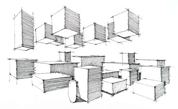 想要徒手画出直线,首先是握笔姿势要对