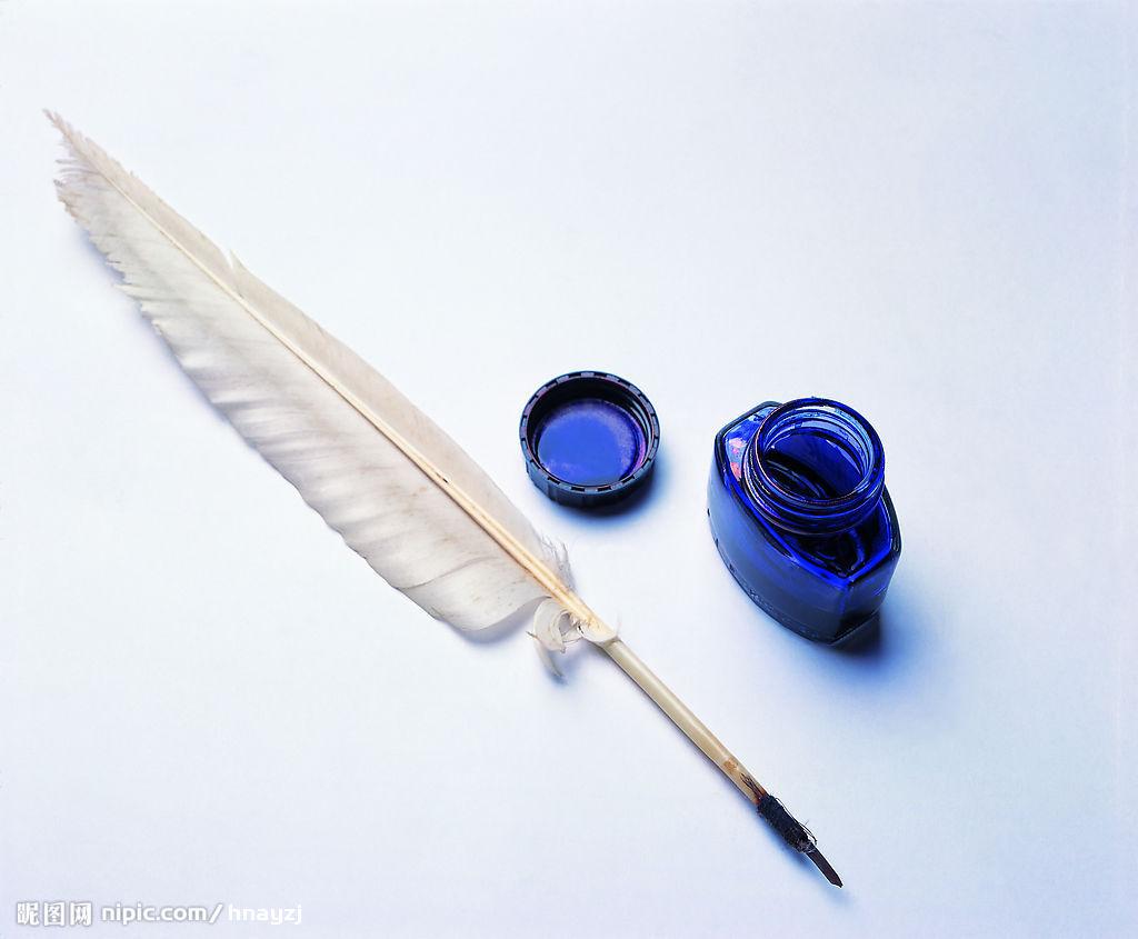 电影里外国人写字用的羽毛笔叫什么名字?其原理是什么?