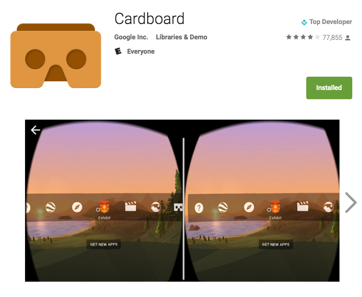 android上有哪些好玩google cardboard app?