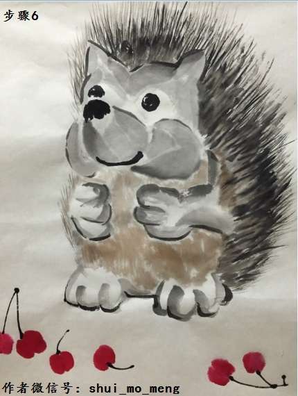 国画能画刺猬吗?