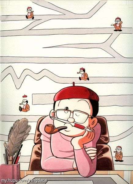 漫画家自画像搜集 知乎