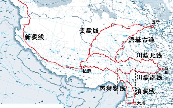 走在川藏线滇藏线青藏线新藏线上分别是什么样的感受