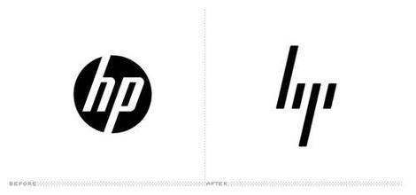 惠普两种logo图片