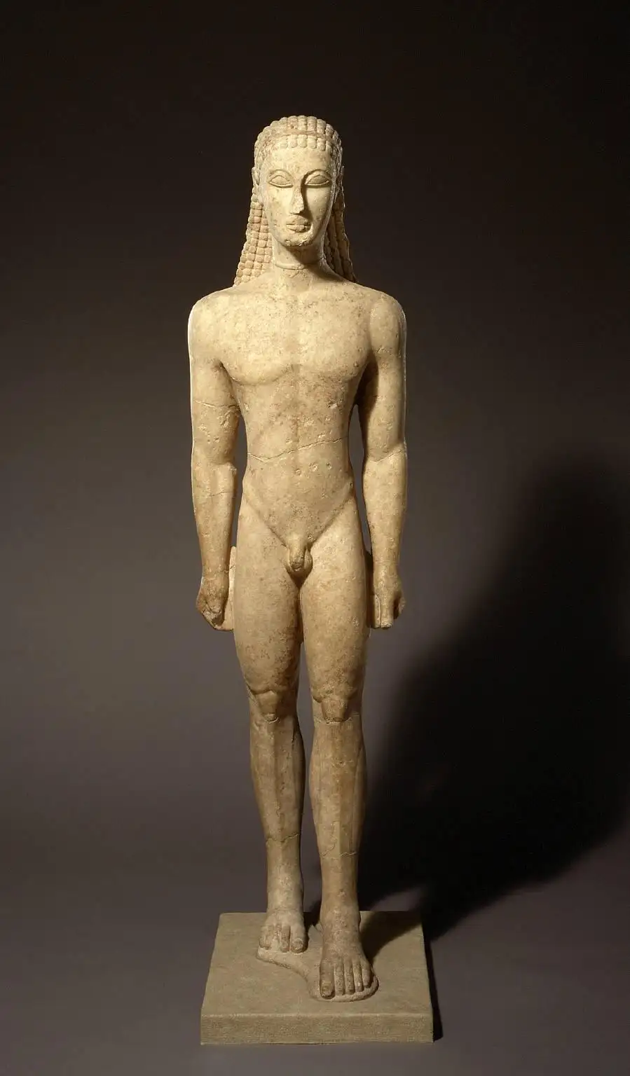 青年男子立像(Statue of a Kouros)——希腊雕塑从埃及雕塑中吸取经验- 知乎