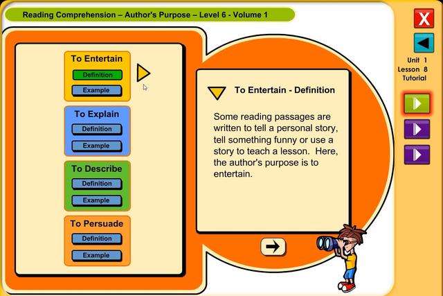 美国小学英语6级1单元8课阅读作者的意图和目的 知乎