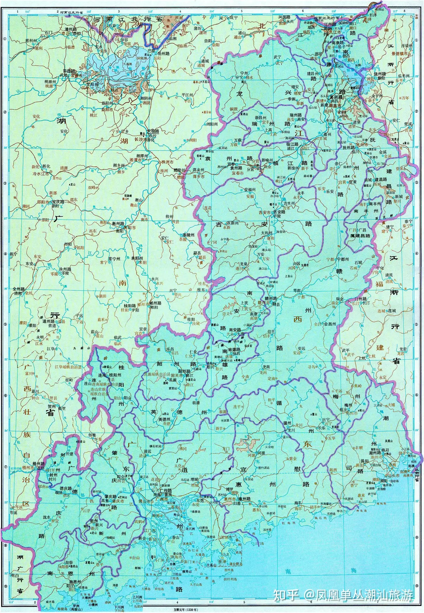 广东各朝历史地图（今日广东省版图基本定型于明朝）插图10