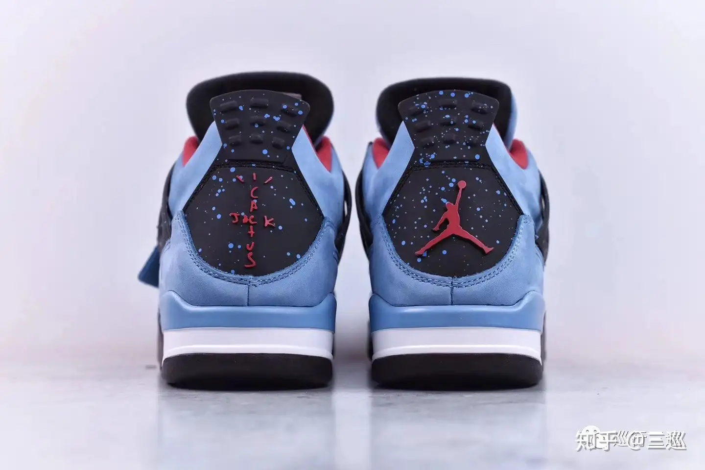 Air Jordan 4 x Travis Scott Cactus 蓝麂皮联名测评细节鉴赏- 知乎