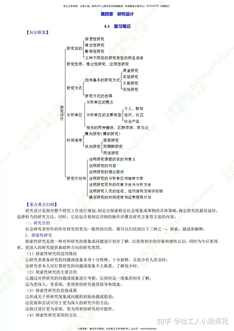 社会工作考研干货 社会研究方法4 知乎