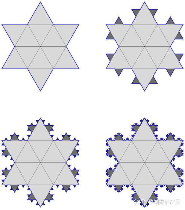 尺规作图雪花图片