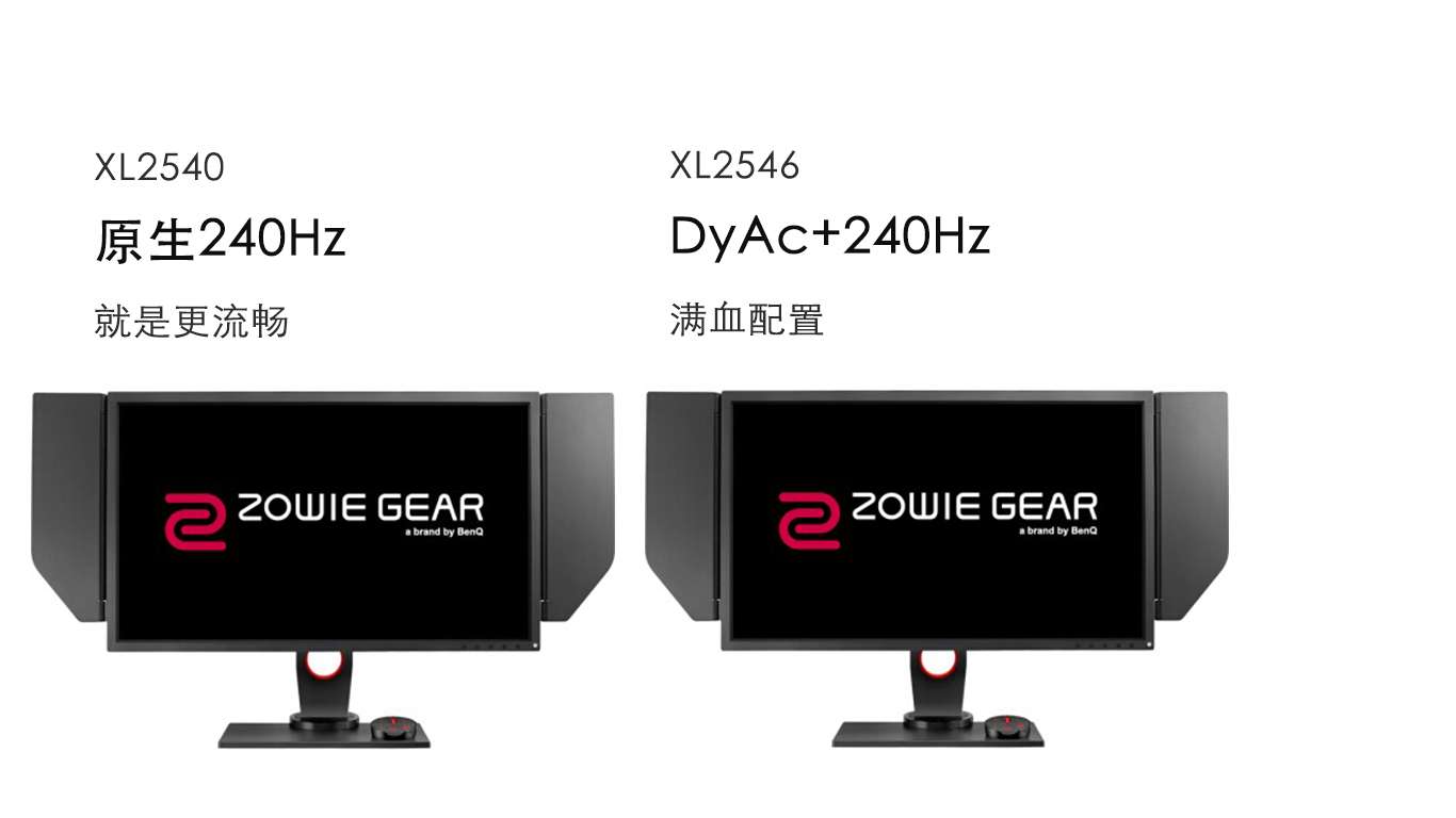 干货 Zowie Gear显示器配置参考单xl2411p Xl2430 Xl2540 Xl2546 知乎