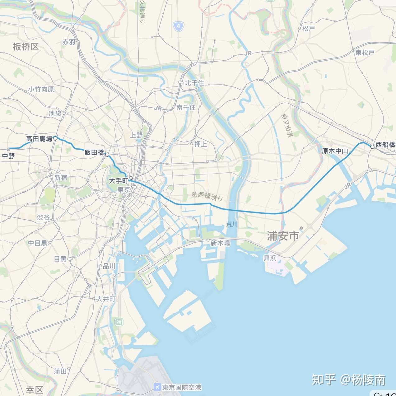 东京都地铁首末站及直通线简介 知乎