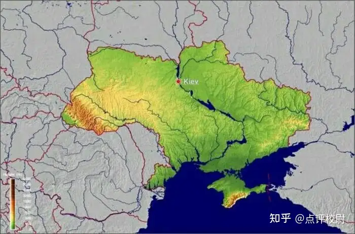关于乌克兰（含三维地形图）（乌克兰地形的主要特征）