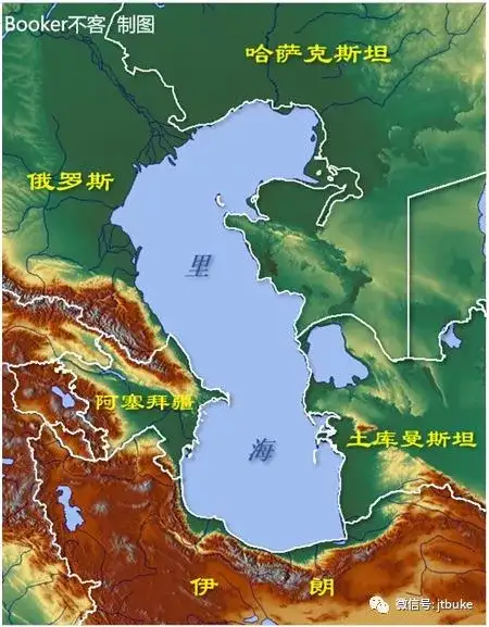里海国家地图图片