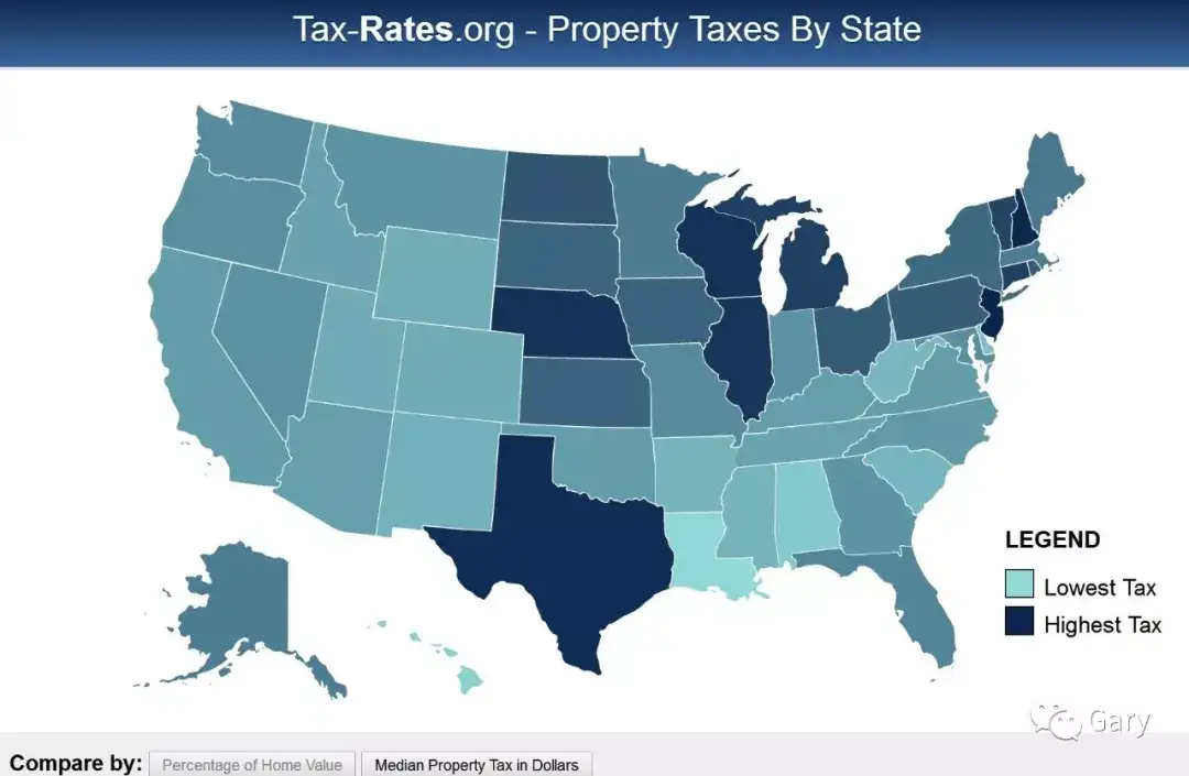 逃不过的美国各州房产税有多高- 知乎