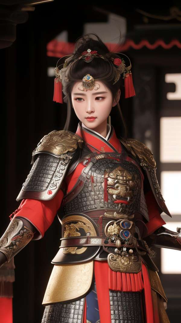 摘星子宸 的想法: AI古代女将! | #AI绘画从0到1 - 知乎