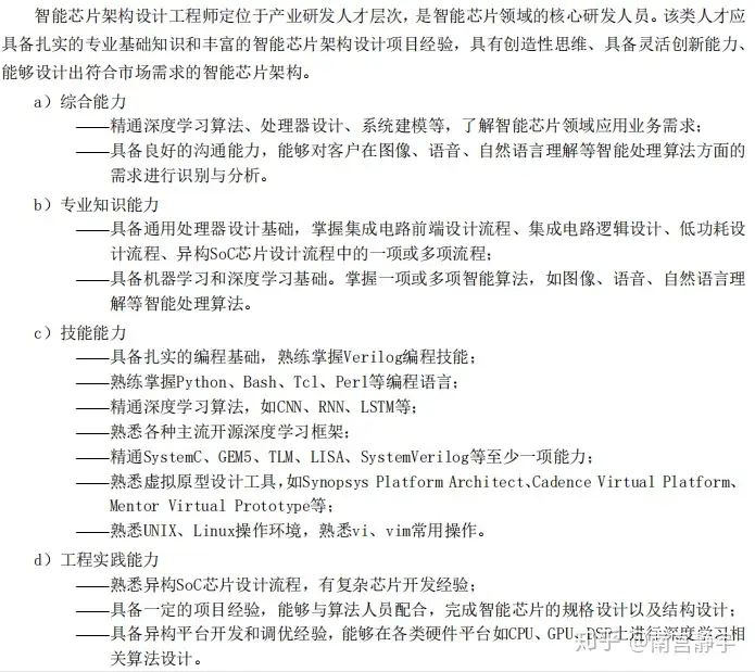 人工智能产业人才 物联网 智能芯片岗位 知乎