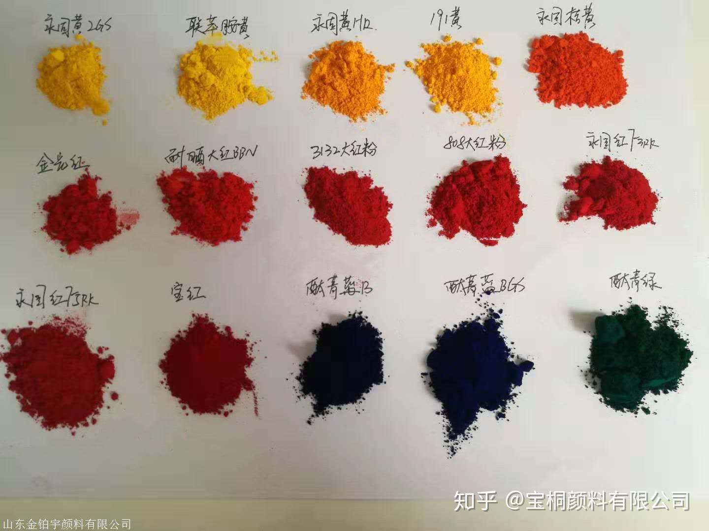 联苯胺黄有多少种类 知乎