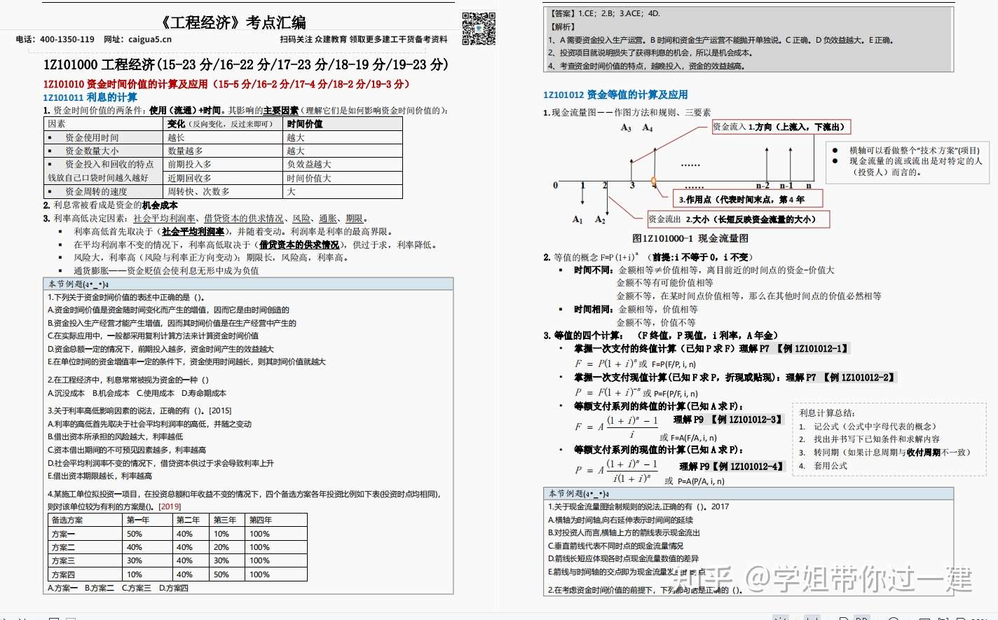 别再说一建经济难了 72页集团内训背完81分到手 单选逼近满分 知乎