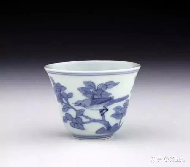 中国陶磁器明成化草花椀-