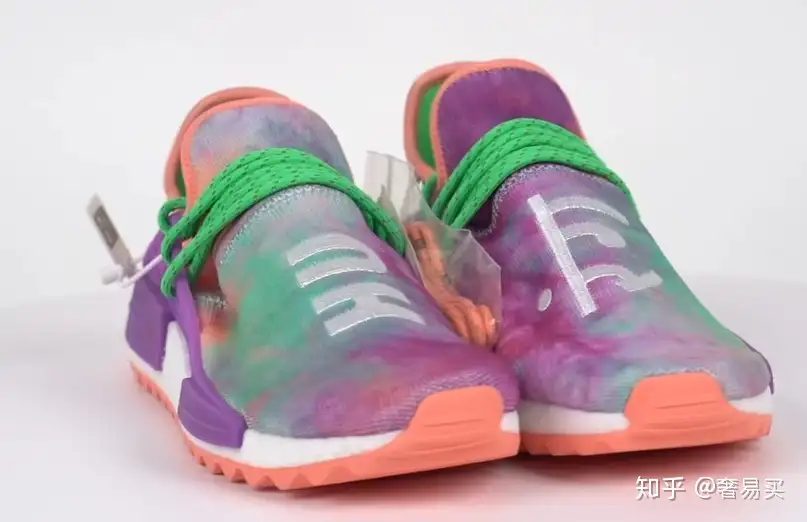 Adidas PW Hu Holi NMD MC Powder Dye菲董联名款水彩扎染鞋真假鉴别- 知乎