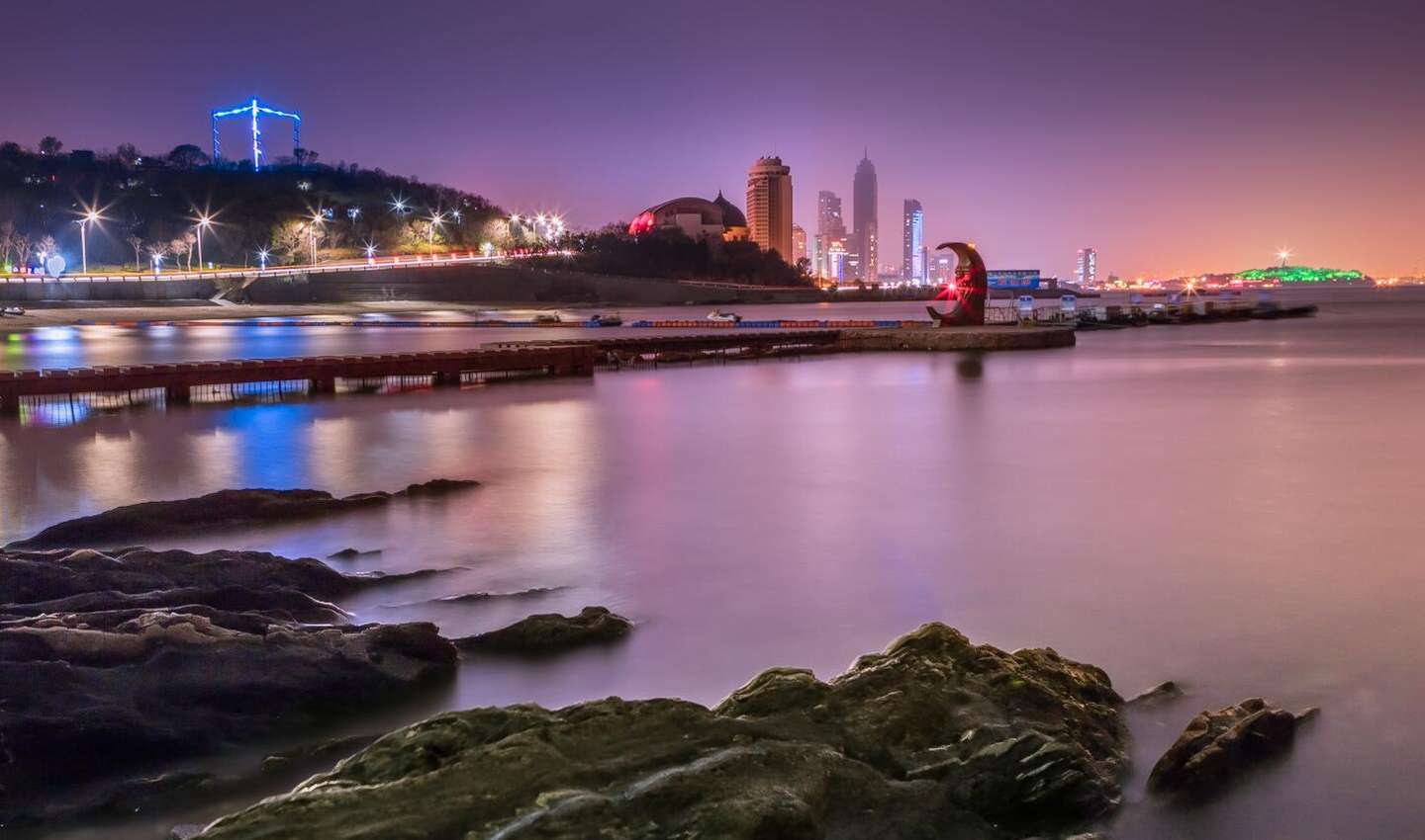 星芒效果的慢门海边夜景怎么拍 知乎