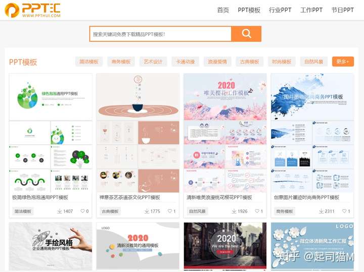 史上最全免费PPT模板资源下载网站推荐